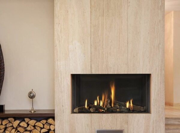 Stock Image - European Home - Modore 95 MKII European Home Gas Contemporary Fireplace - Stove Depot and Chimney Works