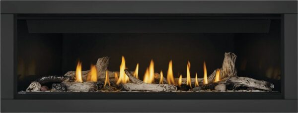 Stock Image - Napoleon - Ascent™ Linear 56 Direct Vent Fireplace, Natural Gas, Electronic Ignition Napoleon Hearth Gas Linear Fireplace - Stove Depot and Chimney Works