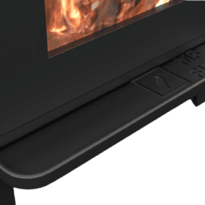 Stock Image - MF Fire - Nova 2 Cast Iron Ash Lip, Adjustable 4"-6" MF Fire - Stove Depot and Chimney Works