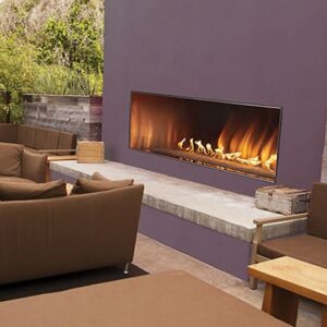 Stock Image - American Hearth - Outdoor Linear Fireplaces American Hearth - Stove Depot and Chimney Works
