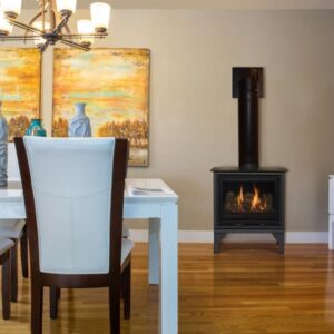 Stock Image - Kozy Heat Oakport 18 Is In Showroom - Stove Depot and Chimney Works