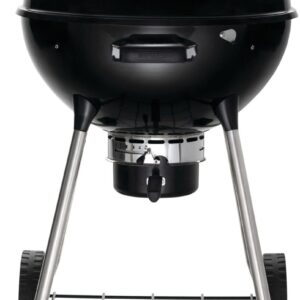 Stock Image - Napoleon - NK22 Charcoal Kettle Grill, Black Napoleon Grill Charcoal Cart Freestanding Grill - Stove Depot and Chimney Works