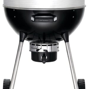 Stock Image - Napoleon - PRO22 Charcoal Kettle Grill, Black Napoleon Grill Charcoal Cart Freestanding Grill - Stove Depot and Chimney Works