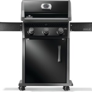 Stock Image - Napoleon - Rogue® 425 Natural Gas Grill, Black, Stainless Steel Grids Napoleon Grill Gas Cart Freestanding Grill - Stove Depot and Chimney Works