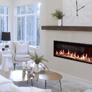 Stock Image - Modern Flames Orion Slim Electric Fireplaces - Stove Depot and Chimney Works