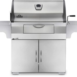 Stock Image - Napoleon - Charcoal Professional Grill, Stainless Steel Napoleon Grill Charcoal Cart Freestanding Grill - Stove Depot and Chimney Works
