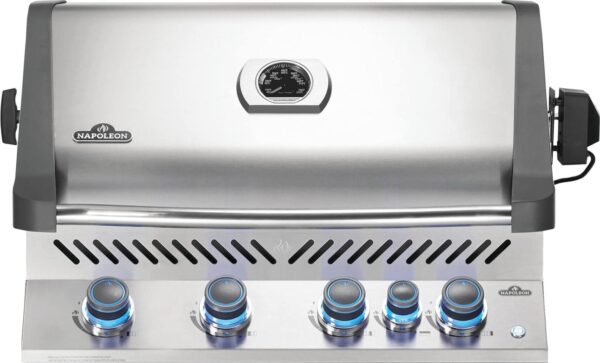 Stock Image - Napoleon - Built-in Prestige® 500 Natural Gas Grill Head with Infrared Rear Burner, Stainless Steel Napoleon Grill Gas Infrared Built-In Grill - Stove Depot and Chimney Works