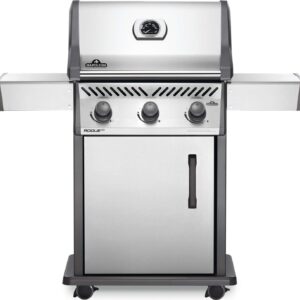 Stock Image - Napoleon - Rogue® XT 425 Propane Gas Grill, Stainless Steel Napoleon Grill Gas Cart Freestanding Grill - Stove Depot and Chimney Works