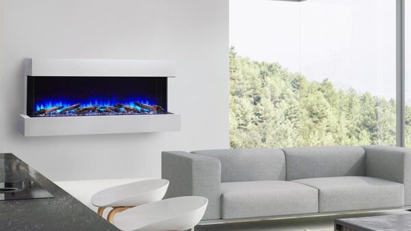 Stock Image - SimpliFire Scion Trinity Electric Fireplace SimpliFire Electric Fireplace - Stove Depot and Chimney Works