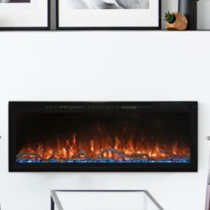 Stock Image - Modern Flames Spectrum Slimline Electric Fireplaces - Stove Depot and Chimney Works