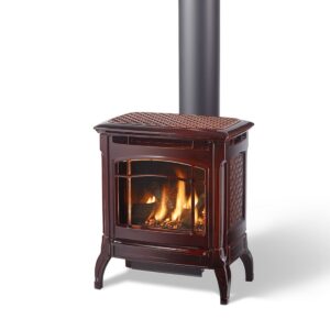 Stock Image - Hearthstone Stowe Gas Stoves - Stove Depot and Chimney Works