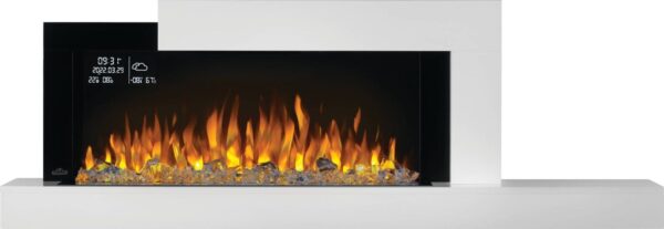 Stock Image - Napoleon - Stylus™ Cara Elite Electric Fireplace Napoleon Hearth Electric Wall Mount Fireplace - Stove Depot and Chimney Works