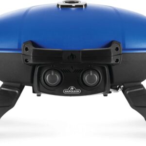 Stock Image - Napoleon - TravelQ™ 285 Portable Propane Gas Grill, Blue Napoleon Grill Gas Portable Portable Grill - Stove Depot and Chimney Works