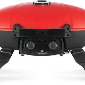 Stock Image - Napoleon - TravelQ™ 285 Portable Propane Gas Grill with Griddle, Red Napoleon Grill Gas Portable Portable Grill - Stove Depot and Chimney Works