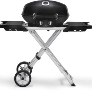 Stock Image - Napoleon - TravelQ™ PRO285X Portable Propane Gas Grill with Scissor Cart, Black Napoleon Grill Gas Portable Portable Grill - Stove Depot and Chimney Works