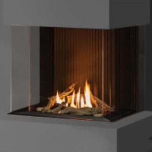 Stock Image - Urbana - U30 Tall Bay Fireplace Urbana Gas Bay Fireplace - Stove Depot and Chimney Works
