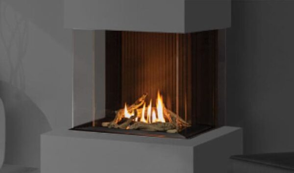 Stock Image - Urbana - U30 Tall Bay Fireplace Urbana Gas Bay Fireplace - Stove Depot and Chimney Works