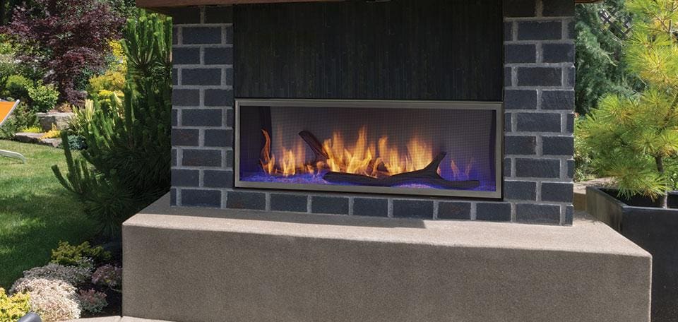 Stock Image - Outdoor Lifestyles Lanai Gas Fireplace Outdoor Lifestyles Gas Fireplace & Outdoor Fire - Stove Depot and Chimney Works