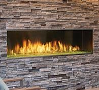 Stock Image - Outdoor Lifestyles Lanai Gas Fireplace Outdoor Lifestyles Gas Fireplace & Outdoor Fire - Stove Depot and Chimney Works
