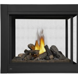 Stock Image - Napoleon - Ascent™ Multi-View 3-Sided Direct Vent Fireplace, Natural Gas, Electronic Ignition Napoleon Hearth Gas Multi-Sided Fireplace - Stove Depot and Chimney Works