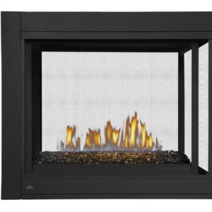 Stock Image - Napoleon - Ascent™ Multi-View 3-Sided Direct Vent Fireplace with Glass Embers, Natural Gas, Electronic Ignition Napoleon Hearth Gas Multi-Sided Fireplace - Stove Depot and Chimney Works