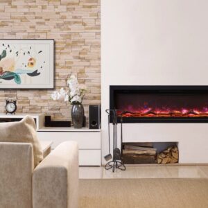Stock Image - Ambiance IW 60 Ambiance Electric Linear Fireplace - Stove Depot and Chimney Works