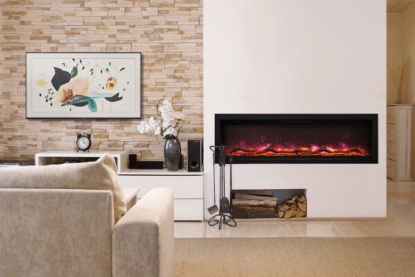 Stock Image - Ambiance IW 60 Ambiance Electric Linear Fireplace - Stove Depot and Chimney Works