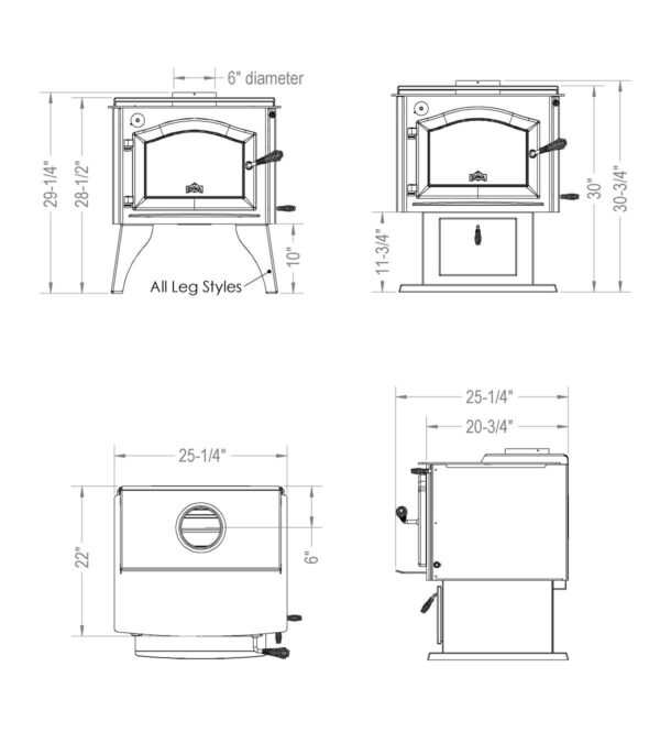 Stock Image - Kuma - Aspen LE Is In Showroom - Stove Depot and Chimney Works