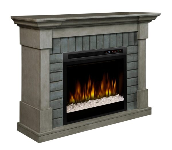 Stock Image - Dimplex - Royce Mantel with Nova Electric Firebox Dimplex - Stove Depot and Chimney Works
