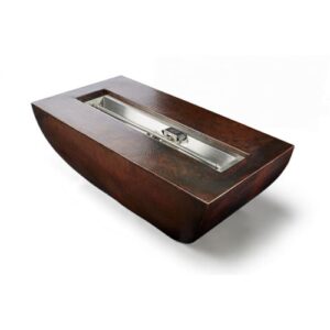 Stock Image - Copper Bowl Series Phoenix Trough Bowl - Stove Depot and Chimney Works