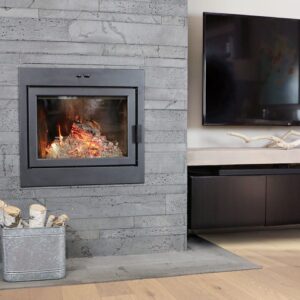 Stock Image - Ambiance - Elegance 42 Ambiance Traditional Wood Fireplace - Stove Depot and Chimney Works