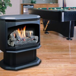 Stock Image - Kingsman - FVF350 - Vent Free - Freestanding Stove Base Model - Stove Depot and Chimney Works