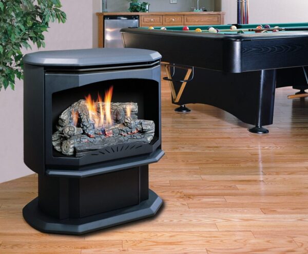 Stock Image - Kingsman - FVF350 - Vent Free - Freestanding Stove Base Model - Stove Depot and Chimney Works