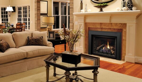 Stock Image - Kingsman - IDV26 - Direct Vent Fireplace Insert Base Model - Stove Depot and Chimney Works