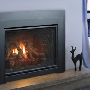 Stock Image - Kingsman - IDV34 - Direct Vent Fireplace Insert Base Model - Stove Depot and Chimney Works