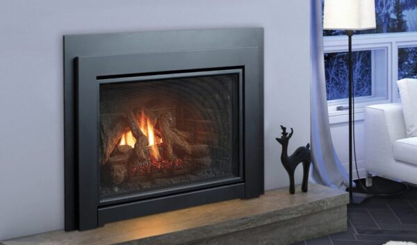 Stock Image - Kingsman - IDV34 - Direct Vent Fireplace Insert Base Model - Stove Depot and Chimney Works