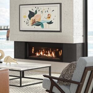 Stock Image - Ambiance - Illusion 47 Ambiance Linear Gas Fireplace - Stove Depot and Chimney Works