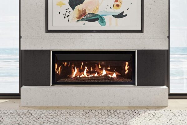 Stock Image - Ambiance - Illusion 47 Ambiance Linear Gas Fireplace - Stove Depot and Chimney Works