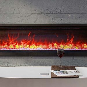 Stock Image - Ambiance - Impressionist 100 Ambiance Electric Linear Fireplace - Stove Depot and Chimney Works