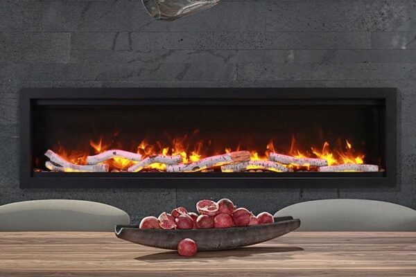 Stock Image - Ambiance - Impressionist 34 Ambiance Electric Linear Fireplace - Stove Depot and Chimney Works