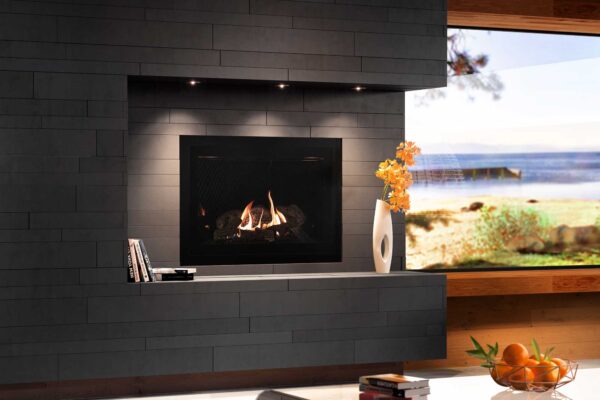 Stock Image - Ambiance - Intrigue 36 Ambiance Gas Contemporary Fireplace - Stove Depot and Chimney Works