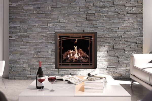 Stock Image - Ambiance - Intrigue 42 Ambiance Gas Contemporary Fireplace - Stove Depot and Chimney Works