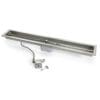 Stock Image - Linear Trough Inserts Fire - Stove Depot and Chimney Works