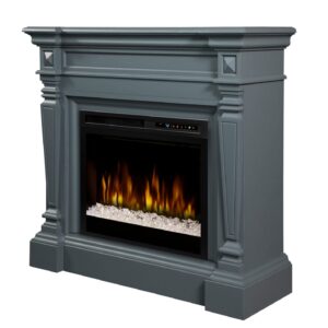 Stock Image - Dimplex - Heather Mantel with Nova Electric Firebox Dimplex - Stove Depot and Chimney Works