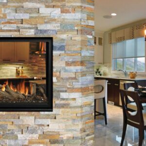 Stock Image - Kingsman - MCVP42 - See Through Clean View - Tempered Glass Base Model - Stove Depot and Chimney Works