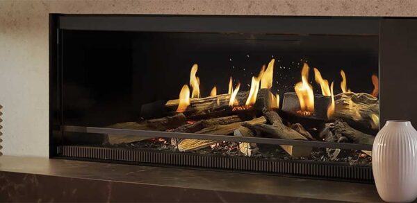 Stock Image - NetZero Electric Fireplaces NetZero Electric Bay & Burner Insert & Contemporary & Corner & Island & Linear & Peninsula Fireplace - Stove Depot and Chimney Works