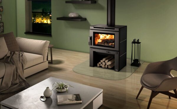 Stock Image - Osburn Matrix Wood Stove With Blower Osburn Stoves - Stove Depot and Chimney Works