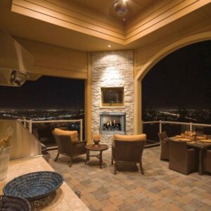 Stock Image - American Hearth - Outdoor Traditional Premium Fireplaces American Hearth - Stove Depot and Chimney Works