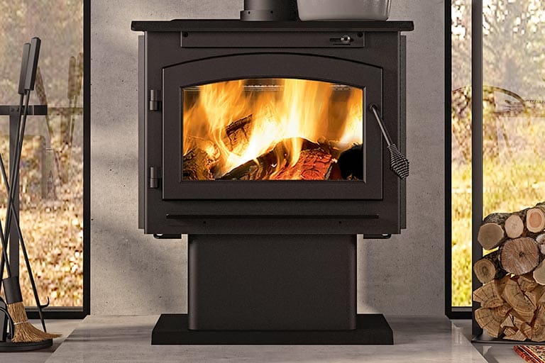 Stock Image - Ambiance - Outlander 15 Ambiance Wood Freestanding & Pedestal & Traditional Stove - Stove Depot and Chimney Works