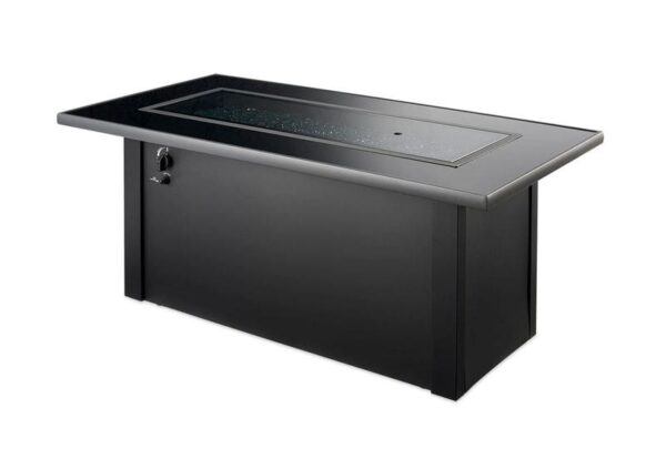 Stock Image - The Outdoor GreatRoom - Monte Carlo Linear Gas Fire Pit Table The Outdoor Greatroom Company Gas Fire Table - Stove Depot and Chimney Works